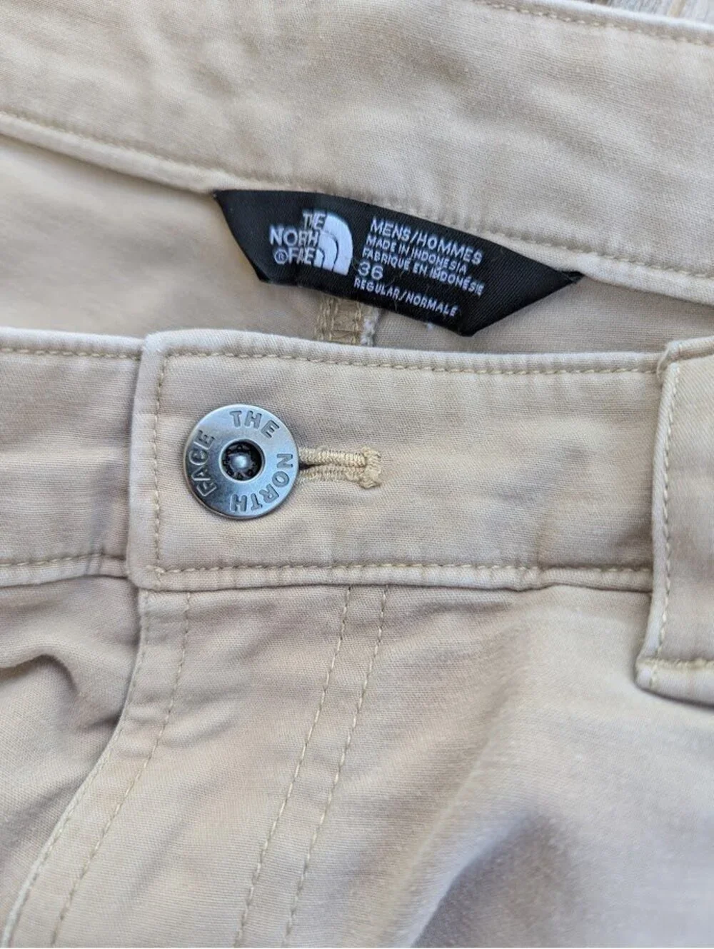 The North Face Pants Men 36x29 Beige Straight Leg Casual Gorpcore Hiking Trouser
